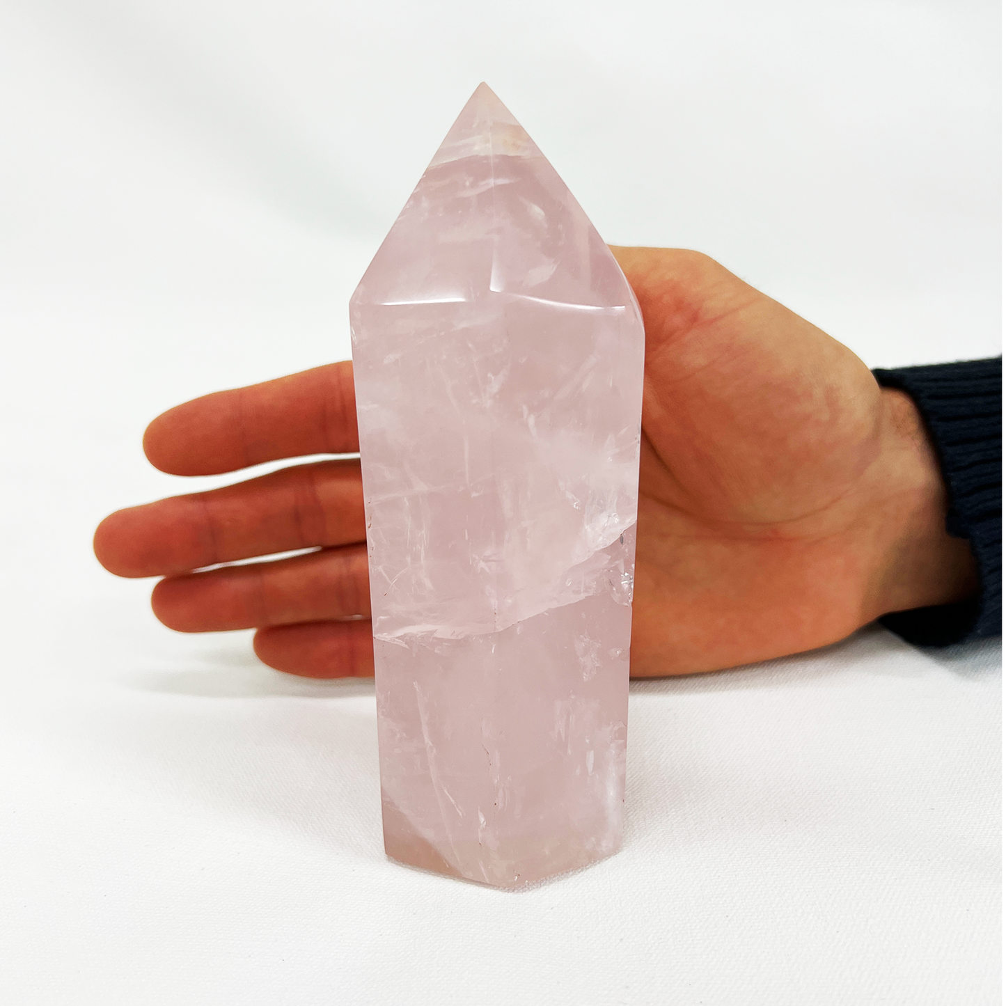 Large Rose Quartz Point